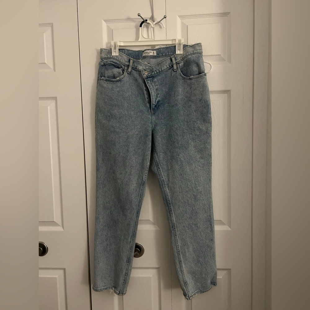 Abercrombie and Fitch ultra high rise 90s jeans